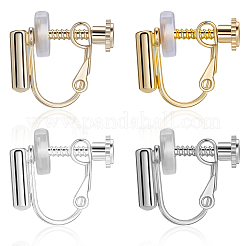 16 шт. 4 стиля стойка покрытие латунь клипсы конвертеры фурнитура KK-BBC0019-59