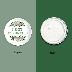 Брошь из белой жести JEWB-WH0012-064