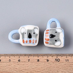 Декоративная кружка ручной работы из фарфора в виде коалы.&nbsp;PORC-T133-58