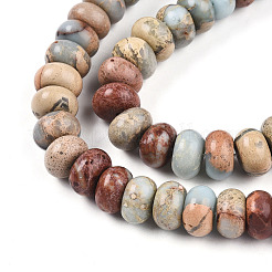 Натуральные бусины из аква терра яшмы G-T140-71A