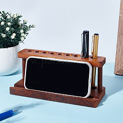 Porte-stylo en bois d'hévéa&nbsp;AJEW-WH0070-48B