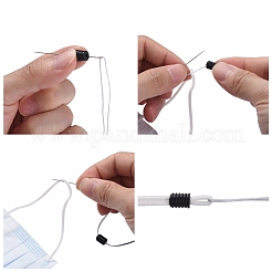 Пластиковая регулировочная пряжка AJEW-E034-84B