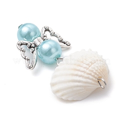 12 шт. подвески из ракушек&nbsp;PALLOY-JF03695-01