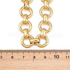 Ожерелья из цепочек с кольцами из нержавеющей стали 304 толщиной 13 мм&nbsp;NJEW-Z105-03G