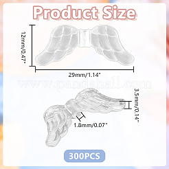 300 Stück transparente Acrylperlen&nbsp;TACR-HY0001-08
