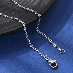 Collane con catene satellitari in acciaio inossidabile 304 da 1.5 mm per donna&nbsp;NJEW-A067-01P