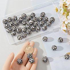 50шт силиконовые бусины набор силиконовых бусин с леопардовым принтом силиконовые бусины для изготовления брелока браслета ожерелья SIL-SC0001-98