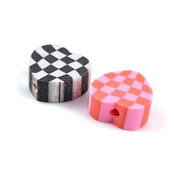 120шт 6 цвета бусины из полимерной глины ручной работы CLAY-YW0001-62