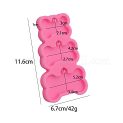 Moldes de silicona para colgantes diy con forma de hueso&nbsp;X-SIMO-PW0001-325A