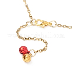 Комплект из рождественского колокольчика с эмалевым сплавом SJEW-JS01344