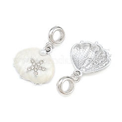 Legierung Emaille europäische baumeln Charms&nbsp;AL-CBAC2D3-04P-03