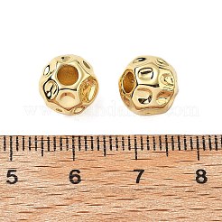 Круглые латунные бусины с канавками KK-Z114-11G