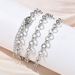 Collane con catena rolo in acciaio inossidabile 304&nbsp;NJEW-Z102-01P