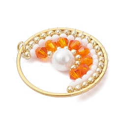 Подвески из стеклянных бусин&nbsp;PALLOY-MZ01008-02