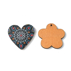 Печатные подвески из липы WOOD-X0004-20