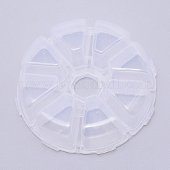 Прозрачные пластиковые бусины&nbsp;CON-WH0073-87B