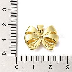 Латунные микропаве прозрачные подвески с фианитом&nbsp;FIND-Z041-09G