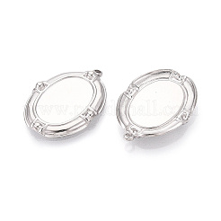 Оправы для подвесок из нержавеющей стали 304 в виде кабошонов STAS-T067-17P