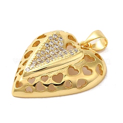 Подвески из латуни с микро паве ко Дню матери FIND-Z041-20D