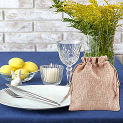 8шт прямоугольные мешочки из мешковины для упаковки&nbsp;ABAG-LP0001-76