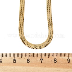 PVD вакуумное покрытие 304 нержавеющая сталь змеиные цепи ожерелья NJEW-O058-29G