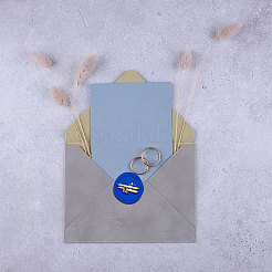 Латунь сургучная печать штамп&nbsp;AJEW-WH0337-014