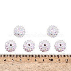 AB-цвет смолы горный хрусталь бисер&nbsp;RESI-S315-14x16-16