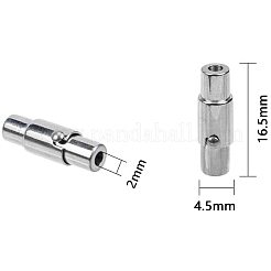 Гладкая запирающая трубка из нержавеющей стали 304 с магнитными застежками STAS-UN0002-31P