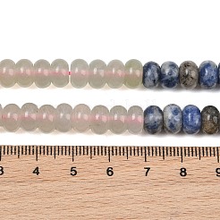 Fili di perle naturali di giada bianca&nbsp;G-NH0006-A14-01