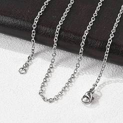 Не тускнеющая цепочка из нержавеющей стали 304 для ожерелья&nbsp;LS-STAS-E052-61P-50cm