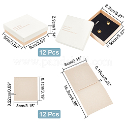 Подарочные коробки для хранения ювелирных изделий из картона&nbsp;LS-CON-WH0084-61A