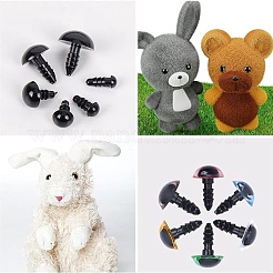 プラスチック人形の目と鼻  ぬいぐるみの目と鼻  diyの人形のおもちゃの人形のプラシ天の動物の作成のため  カラフル  173x200x23mm  915個/セット&nbsp;PW-WG59770-01