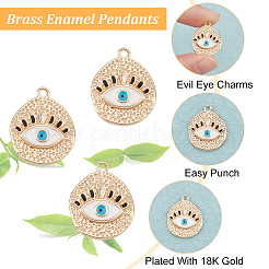 Латунь эмаль подвески&nbsp;KK-HY0001-40