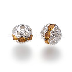 Perline strass in Ottone&nbsp;RB-A011-6mm-17S