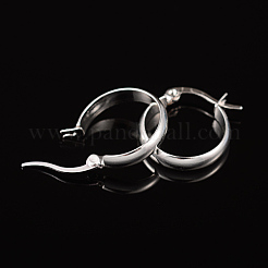 Кольцо серьги-кольца из нержавеющей стали 304 EJEW-D207-01