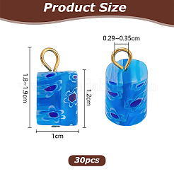 30 шт. подвески из стекла миллефиори PALLOY-PH01834