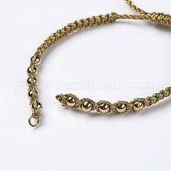 Fabrication de bracelet tressé en polyester&nbsp;MAK-K018-B01