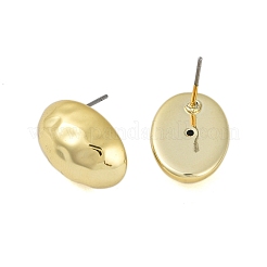 Orecchini ovali in plastica ccb da donna&nbsp;EJEW-Q382-01G