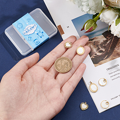 6 шт. 3 стиля подвески в виде ракушек&nbsp;STAS-CA0001-49