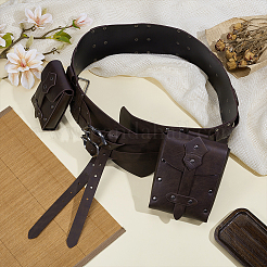 Ремни из искусственной кожи с 2 кошельком из искусственной кожи AJEW-NB0006-73