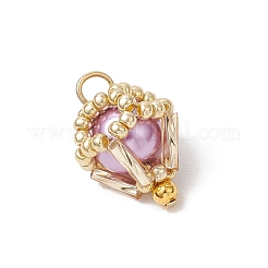 Стеклянные жемчужные подвески&nbsp;PALLOY-MZ00746