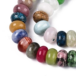 Натуральные и синтетические смешанные каменные бусы пряди G-T142-72B