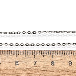 Устойчивые к потускнению модные унисекс ожерелья из нержавеющей стали 304 с цепочкой-кабелем NJEW-M047-B-01