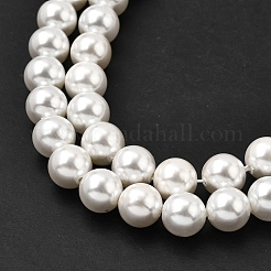 Гальванические оболочки жемчужные бусы пряди&nbsp;BSHE-K017-8mm