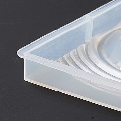 Moules en silicone de base d'affichage à effet d'ondulation rectangle diy&nbsp;DIY-C055-01