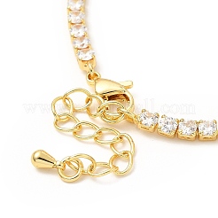 Браслет-цепочка из кубического циркония&nbsp;BJEW-A132-22G