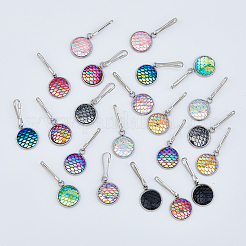 Акриловые застежки-молнии из рыбьей чешуи HJEW-DC00004