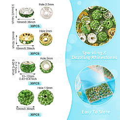 Handgemachte Polymer Clay Strass Pavé Disco Perlen&nbsp;RB-TA0001-20A