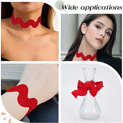 Лента из полиэстера с волнистой бахромой длиной 9 ярд. OCOR-XCP0002-90B