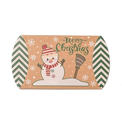 Boîtes d'oreiller de bonbons en carton sur le thème de noël&nbsp;CON-G017-02E